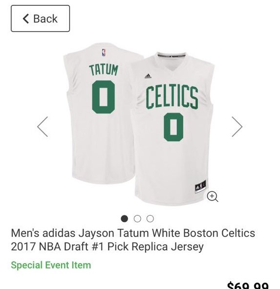 Jayson Tatum, Boston Celtics rookie, appears to switch numbers from 11 to 0, ending 7/11 nickname DEj6485WsAI68v1