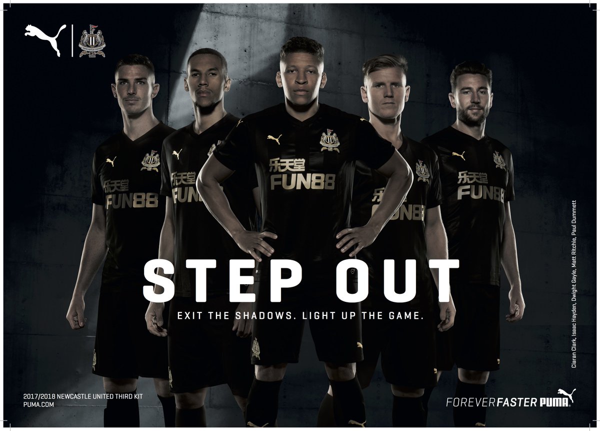 Introducing Newcastle United's new 2017/18 <a href="/pumafootball/">PUMA Football</a> third kit...

#StepOut #NUFC #125YearsUnited