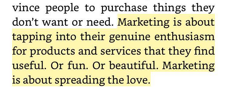 18churta's tweet photo. Best quote of the book so far. I love marketing! 😍💕 #contagious #IAsells https://t.co/ZCaLDHxnSr