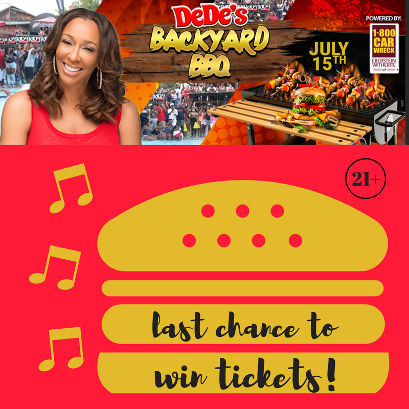 1800TruckWreck's tweet photo. Today's the last chance to win tickets to #DedesBackyardBBQ! Add your name to the waitlist now! #July15th @k104fm https://t.co/alG27PcLUD https://t.co/hHJRkFppdo