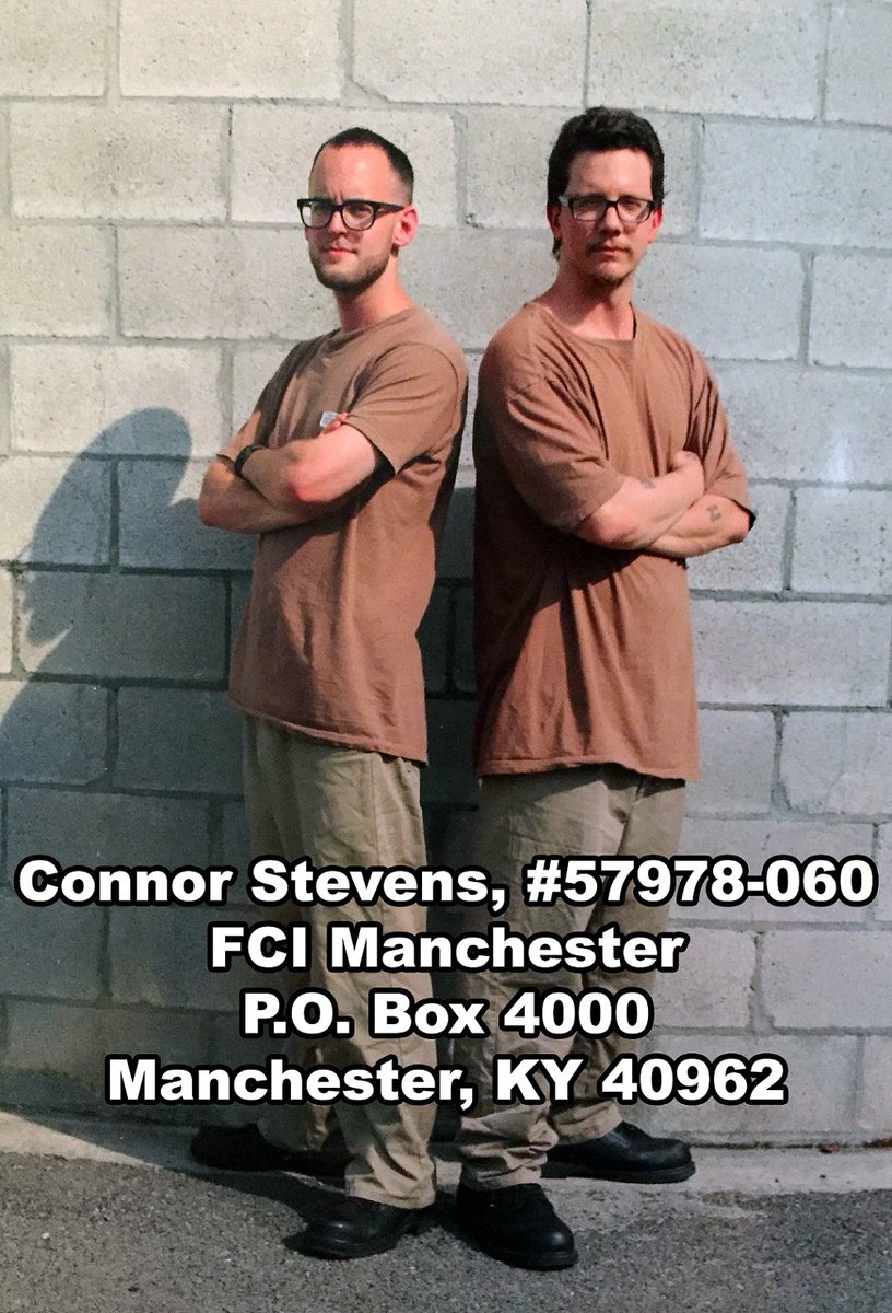 FreeJeremyNet's tweet photo. "Connor of @FreeCleveland4 is still in SHU. Send a letter!" - Jeremy Hammond #JeremyIn140 #FreeJeremy #FreeThemAll #Cle4 https://t.co/NQSenMSBF6