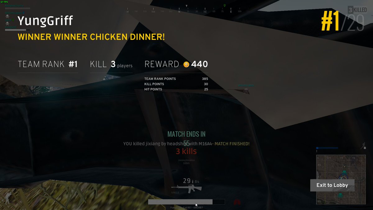 YungGriff_'s tweet image. Chicken dinner with @RS_Implode @joeded_ @Willumscapes