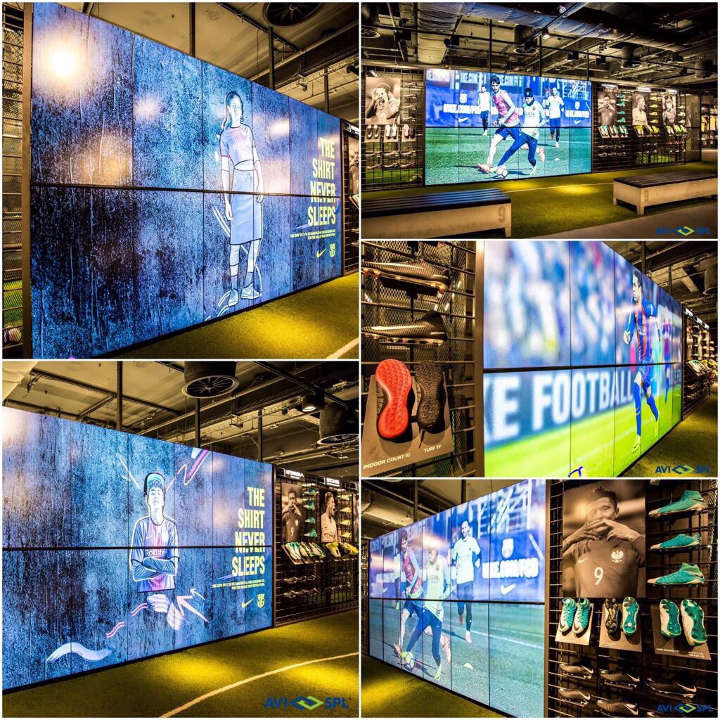 NikeTown London- Another successful high profile <a href="/AVISPL_UK/">AVI-SPL UK</a> project using <a href="/samsungbusiness/">Samsung Business UK</a> displays and <a href="/PeerlessAVEU/">Peerless-AV EMEA</a> serviceable mounts