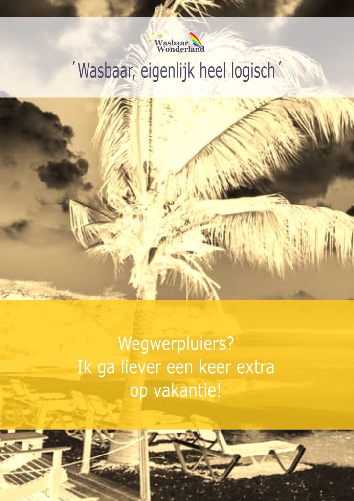 Omdat je toch al snel €1000,- per kind bespaart met wasbare luiers!