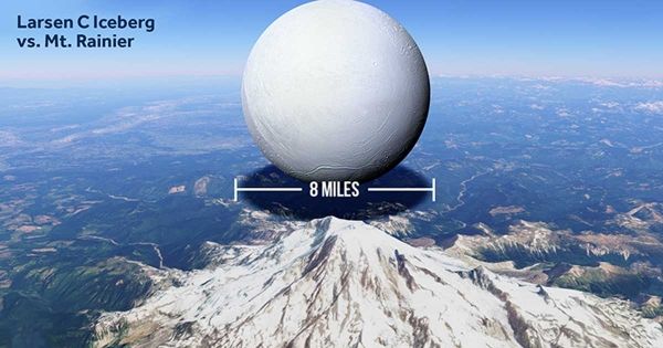 ClimateCentral's tweet image. These images put the massive Larsen C iceberg in perspective buff.ly/2uez5Hy