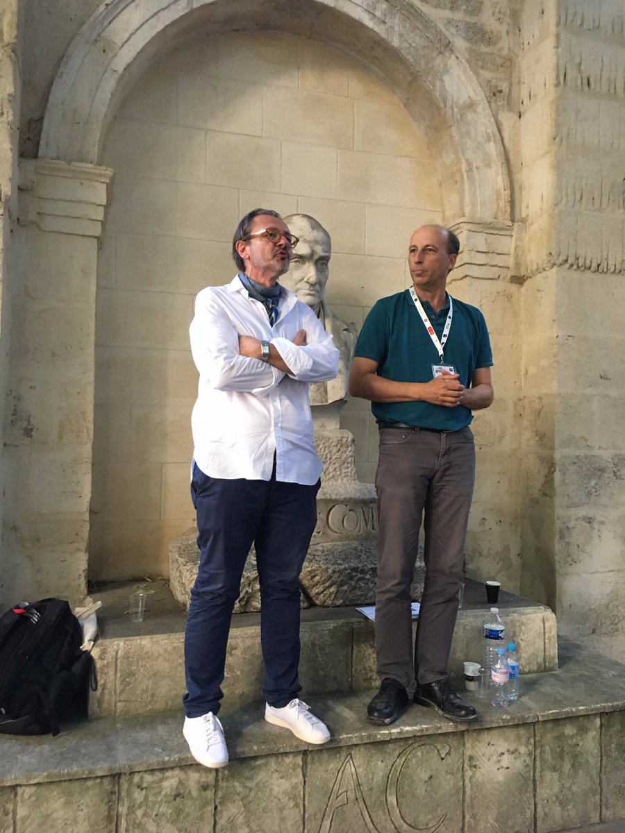afspinfos's tweet photo. Clôture d'#afsp2017 par Andy Smith et Jean Joana : merci à tous pour richesse des travaux & débats, organisation & belle convivialité ! https://t.co/BxNdurdNYh