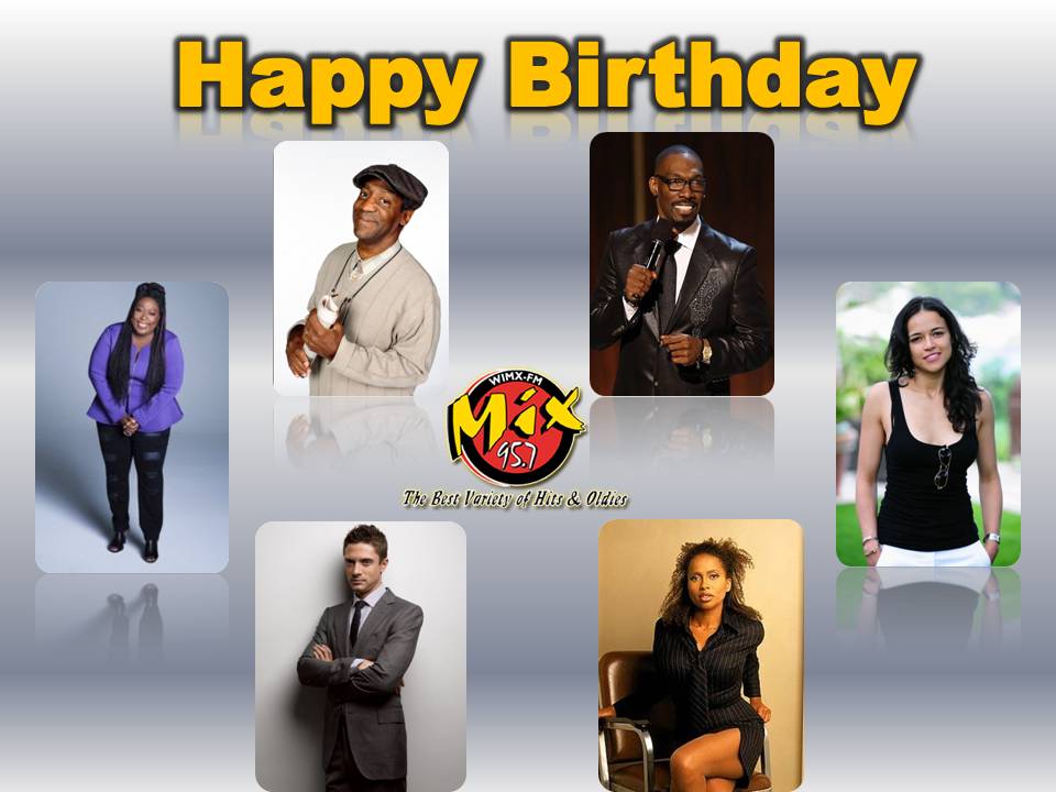 Happy Birthday <a href="/BillCosby/">Bill Cosby</a> 80 <a href="/LoniLove/">Loni Love</a> 46 @TopherGrace 39 <a href="/charliemurphy/">Charlie Murphy</a> <a href="/MRodOfficial/">Michelle Rodriguez</a> 39 <a href="/LisaNCarson/">Lisa Nicole Carson</a> 48 enjoy your special day!!