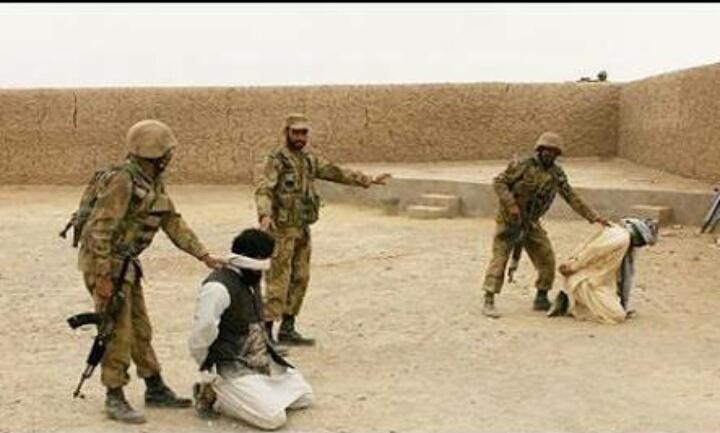 AliSher_Bugti's tweet photo. Pak calls itself an Islamic country but look at brutal actions of its army which've been abducting & killing Baloch since 1947 #PakHRCReview https://t.co/2C08hn4IuE