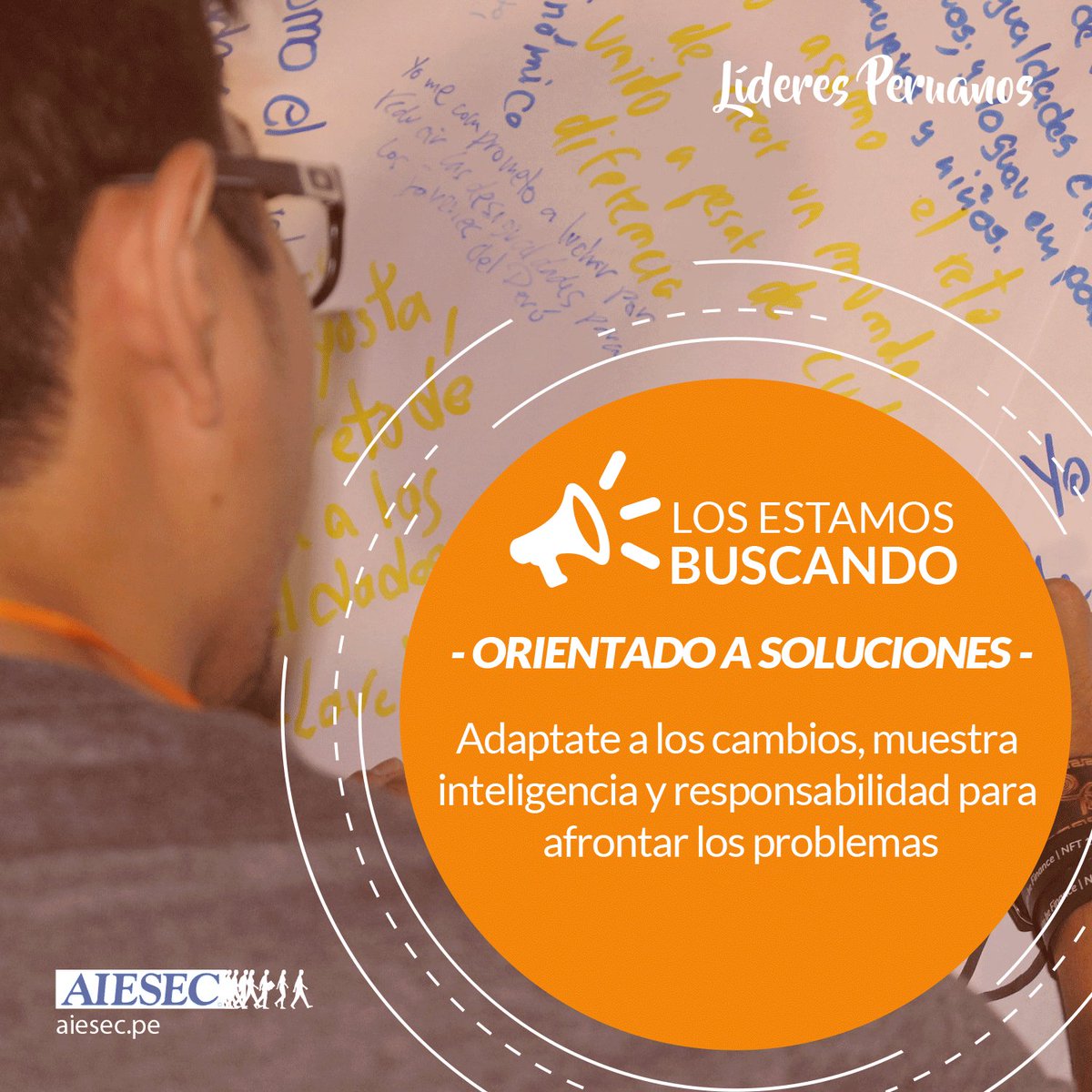Acepta el reto de ser el líder capaz de contribuir con la solución de problemáticas sociales. Únete a <a href="/AIESEC_PERU/">AIESEC Perú</a> ➡ goo.gl/3eoZXG
