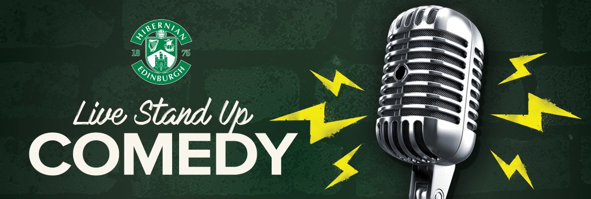 Join us for live comedy at Easter Road on Sat 29 July, with 4 comedians performing for just £12! Find out more here: hibernianfc.co.uk/news/7672