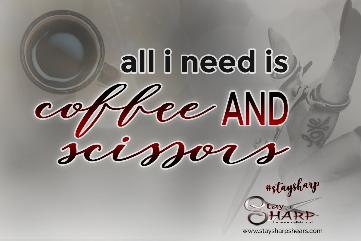 StaySharpShears's tweet image. #coffee #salonlife #hairdressers #hair #SaturdayMorning #staysharp