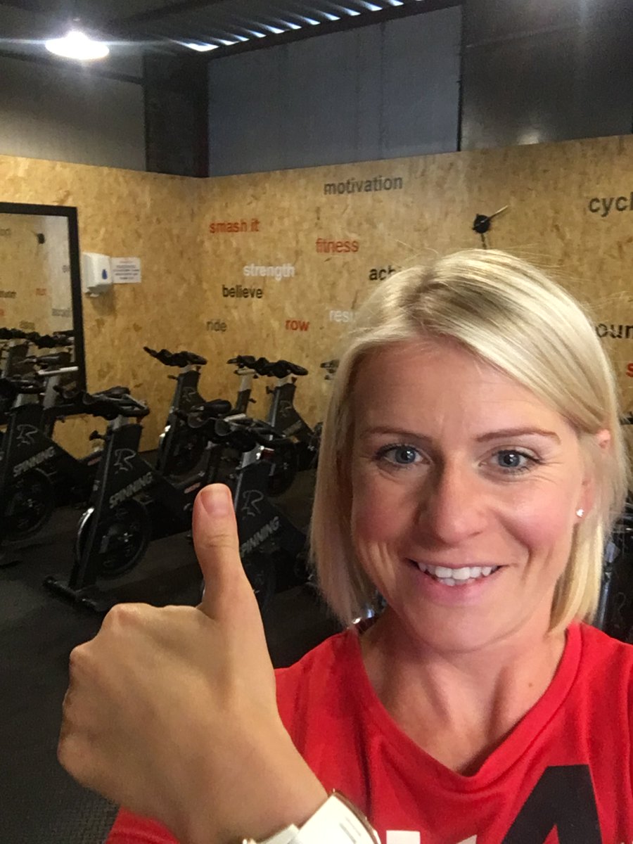 MisHelenFitness's tweet image. Good luck today @Fit4_the_Future your first #spinclass #spintime rock that studio