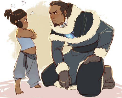 "Korra was always a handful when she was younger."