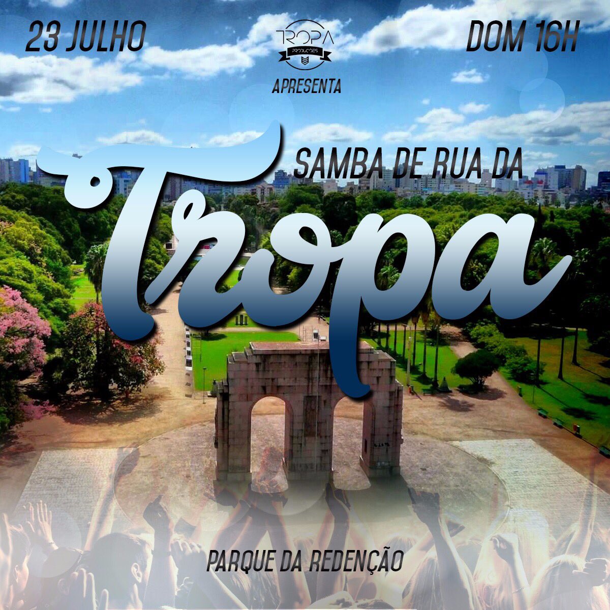 troopeventos's tweet photo. ✦ SAMBA DE RUA DA TROPA  ✦

 ✦ DIA 23.JUL - DOMINGO.
 ✦ A PARTIR DAS 16H.
 ✦ NA PARQUE DA REDENÇÃO https://t.co/HJd7dhoqal