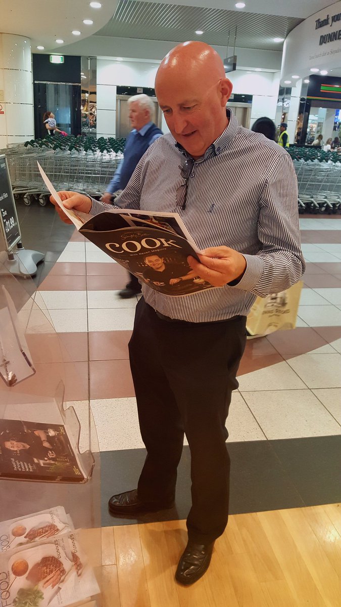 Hogans_Farm's tweet photo. Picked up our copy #CookwithNeven   today at DS Blanchardstown. Which recipe is Paul going to cook up ? 👨‍🍳😉 @SimplyBetterDS @nevenmaguire https://t.co/APX99VcLed
