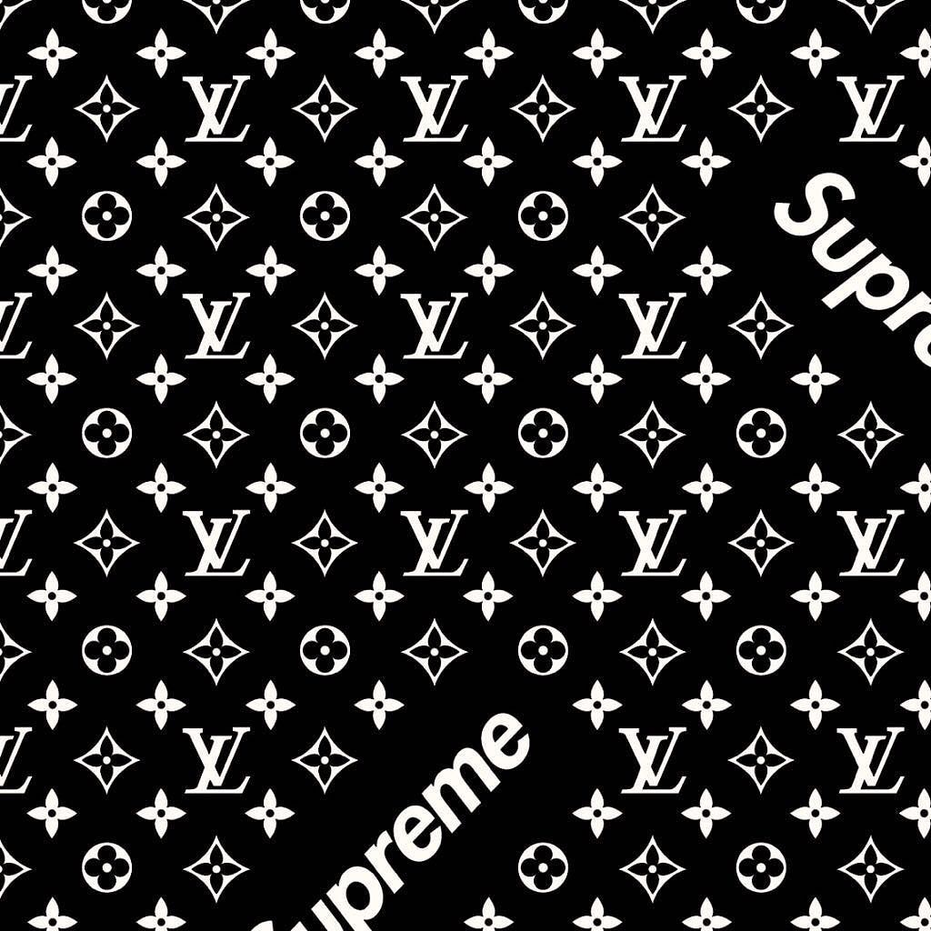Supreme Leaks News on X: Supreme x Louis Vuitton monogram scarf