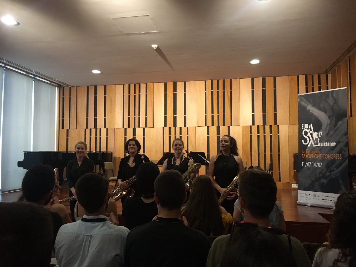 j_watson_music's tweet image. Standing room only for @AbeliaSax at #EurSax17 - what a crowd, what rep, what playing! #highstandards #saxophone