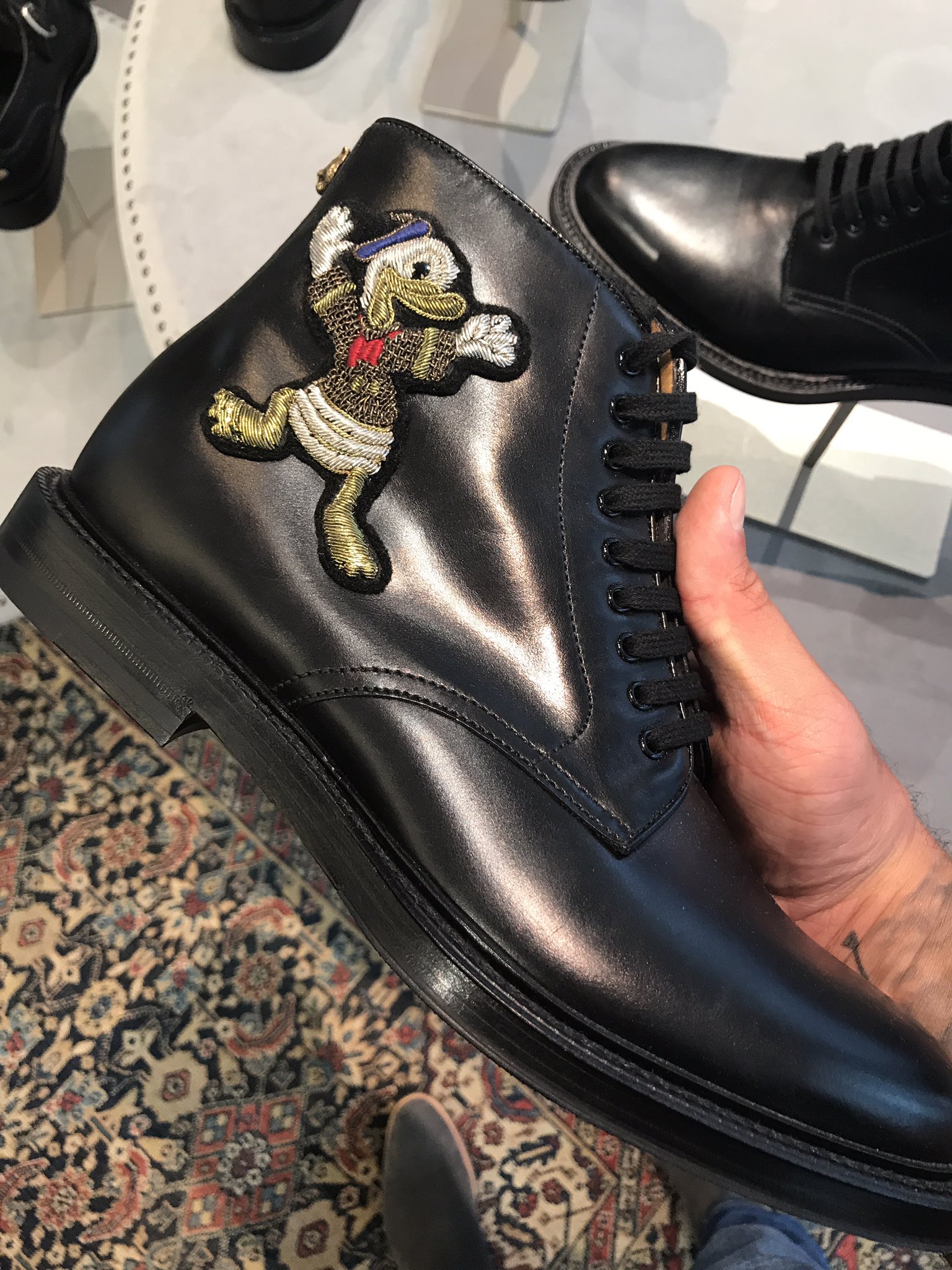 Brendan Schaub on Twitter: "The only shoe that makes for this #mayweathermcgregor world tour #mcducks #MoneyFightTour https://t.co/FZhKs7BQ8c" / Twitter