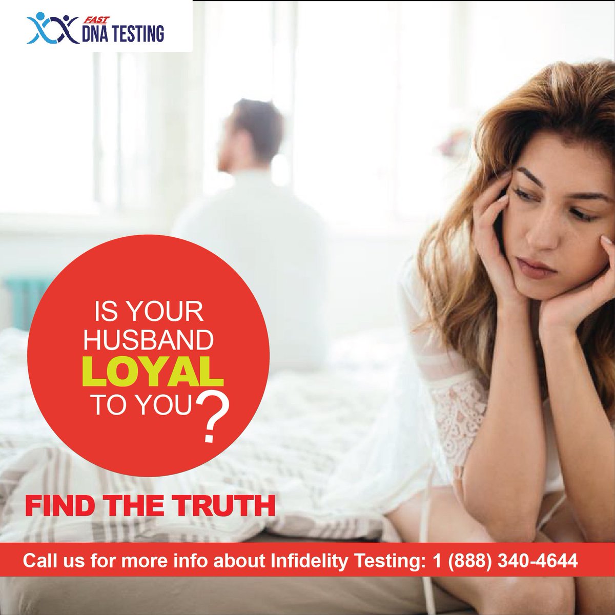 fastdnatesting's tweet image. Is your husband loyal to you? Find the truth, reach us at at 1 (888) 340-4644 or goo.gl/3ypRVo
#InfidelityTesting #FASTDNATTESTING