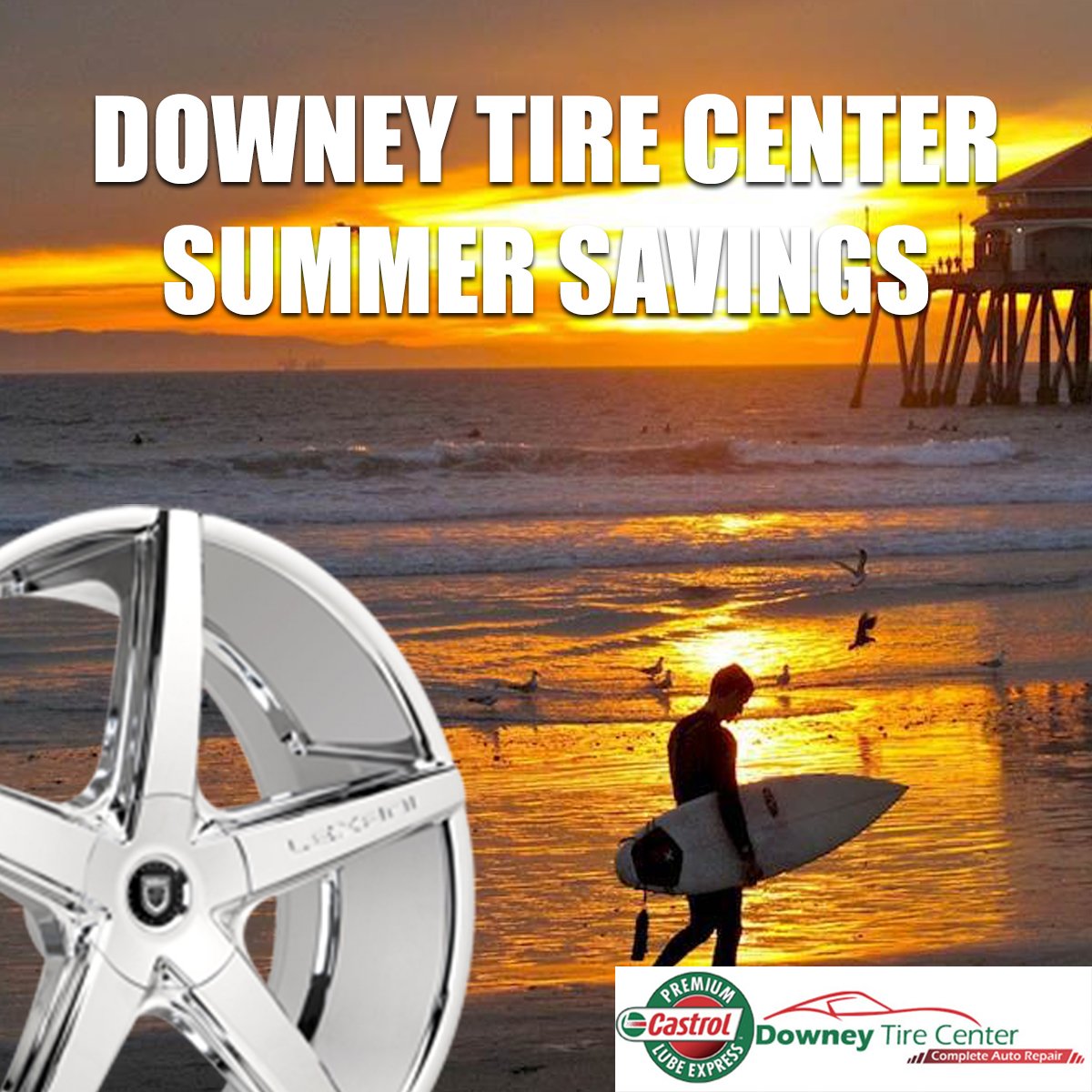 Summer savings on all your tire needs!  #drivesafely #tirediscounts