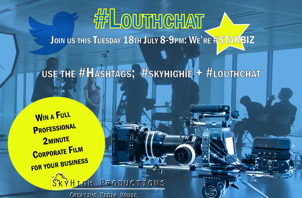skyhighprodsie's tweet photo. looking forward to hosting our first ever #louthchat this Tue 18th July. Join us... #skyhighie https://t.co/HKj1w4GYCl