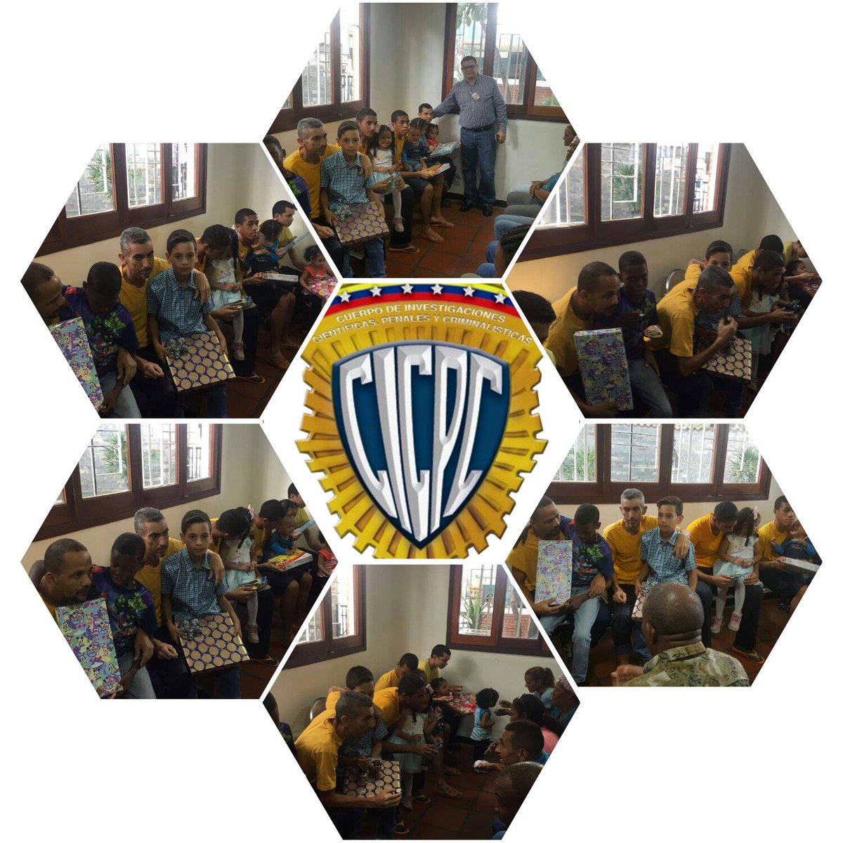 Entrega de regalos a los hijos de los detenidos por el Día del Niño en @sdchacao #Cicpc  <a href="/NestorReverol/">Néstor Luis Reverol</a> <a href="/DouglasRicoVzla/">Douglas Rico</a> <a href="/LuisRegalado16/">Dr. Luis Regalado</a>