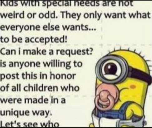 balloonbottom1's tweet photo. We need to help the kids with #Downsyndrome and #Autism. Most of all, everyone needs to #STOP! #Discriminating against them! 🐴 https://t.co/VcOTguDjwX