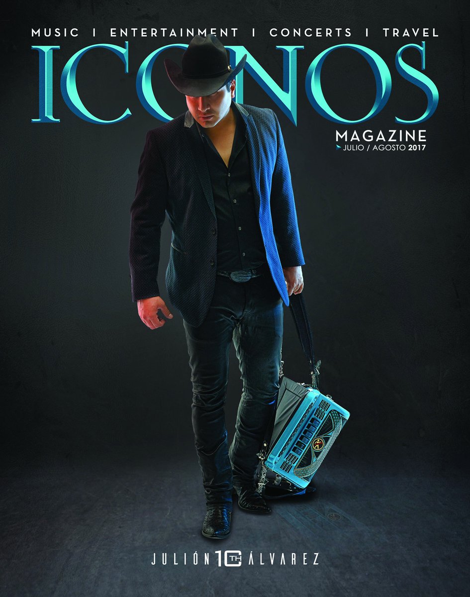 ICONOSMAG's tweet photo. ICONOS CELEBRA LOS 10 AÑOS DE CARRERA ARTÍSTICA DE JULIÓN ÁLVAREZ Y SU NORTEÑO BANDA CON UNA EDICIÓN EXCLUSIVA  #YoSoyIconos @julionalvarez https://t.co/YCmzNxH8Vd