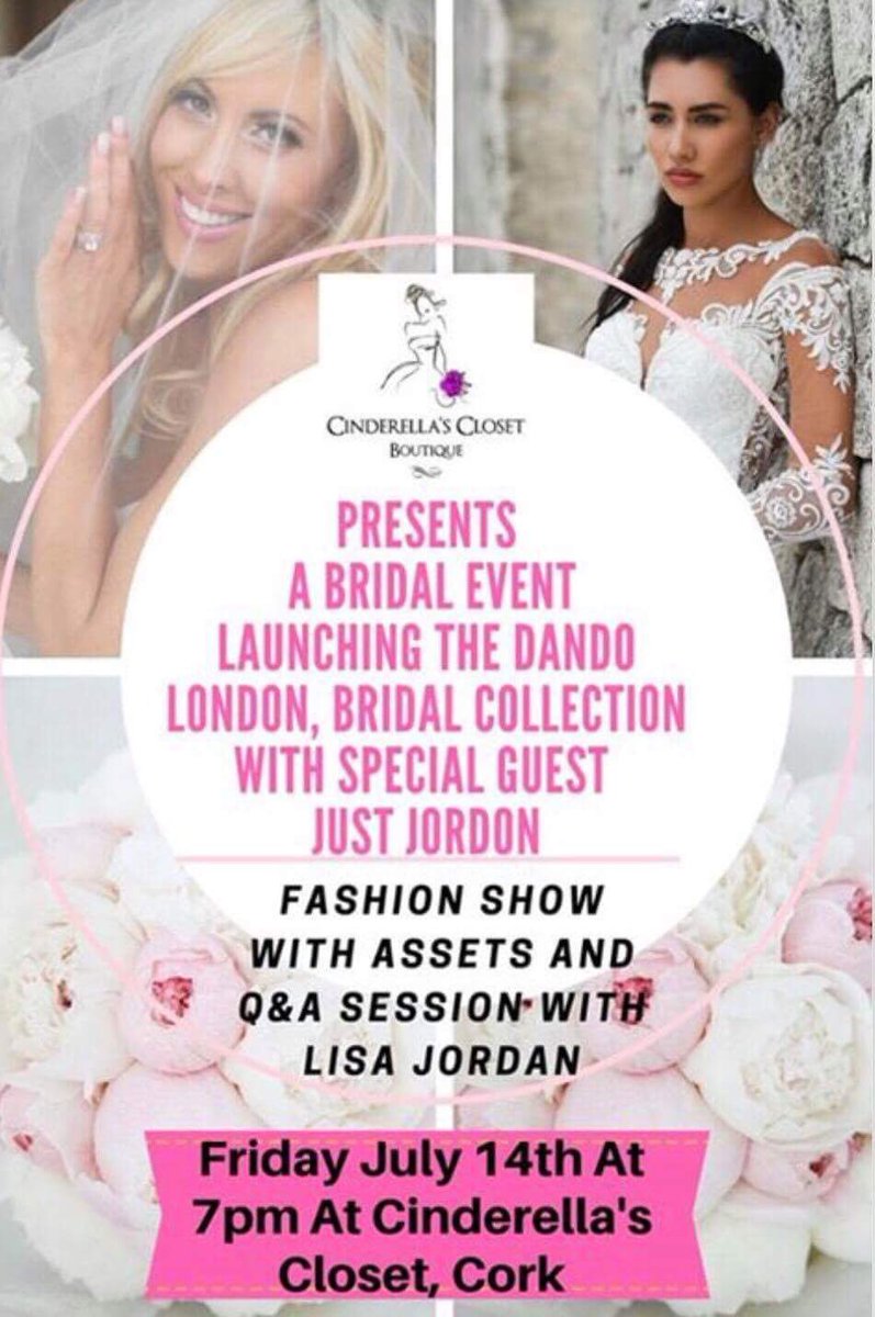 This event is fully subscribed now bit we have to wish our friends <a href="/Cinderdresses/">Cinderella's Closet,</a> the best of luck 💋