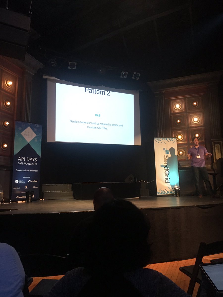 batmany13's tweet image. @marbemac says Good patterns include &quot;model/mock/impl&quot;, use &quot;OAS&quot;, &quot;contract testing&quot;, &quot;discoverability&quot; #successfulapis