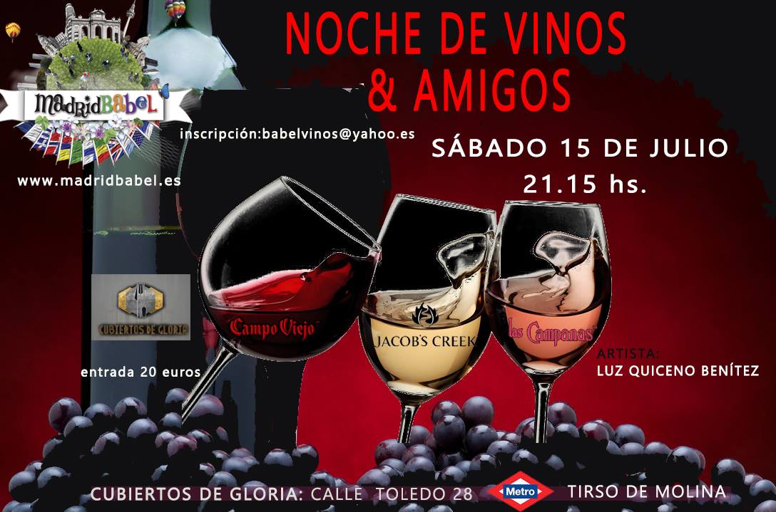 Cata #Vino y #Arte : descubre los vinos de verano de #Australia y #España este sabado en el centro de #madrid ! Hasta pronto :)