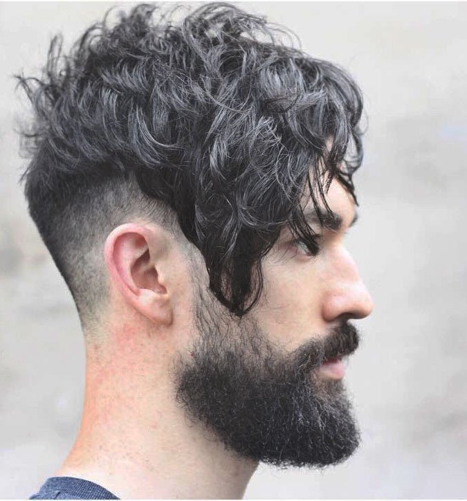 Menshairstyletips On Twitter Angular Fringe With Beard
