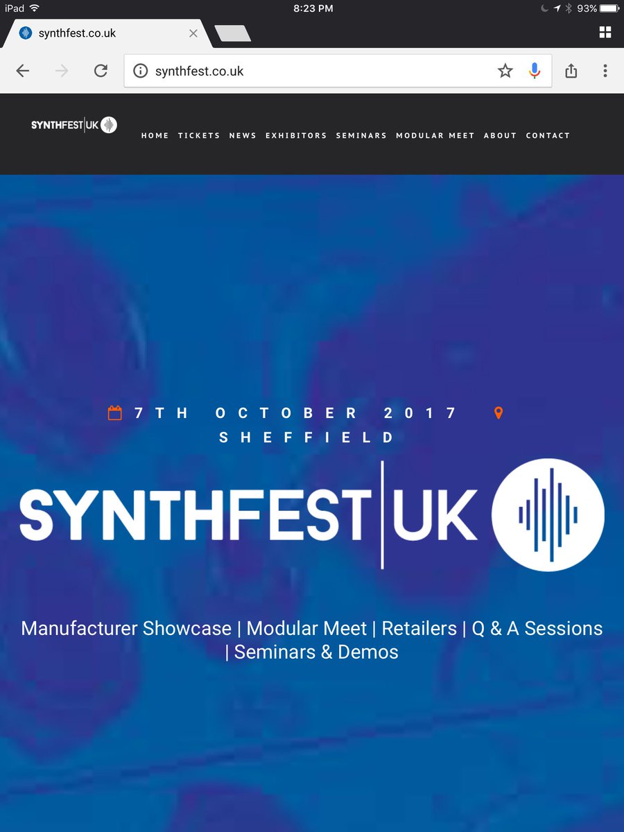 jonsutton22's tweet image. I am going to this it looks like a synth geeks heaven