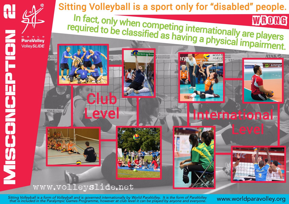 GB Sitting Vball (@gbsittingvball) on Twitter photo SV is only 4 disabled people! only when competing internationally players required to have a physical impairment <a href="/VolleySLIDE/">VolleySLIDE</a> #mythbusting SV is only 4 disabled people! only when competing internationally players required to have a physical impairment <a href="/VolleySLIDE/">VolleySLIDE</a> #mythbusting