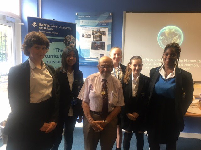 Thank you to Holocaust survivor Harry Bibring for talking to Year 8. Your story made a huge impression and won't be forgotten