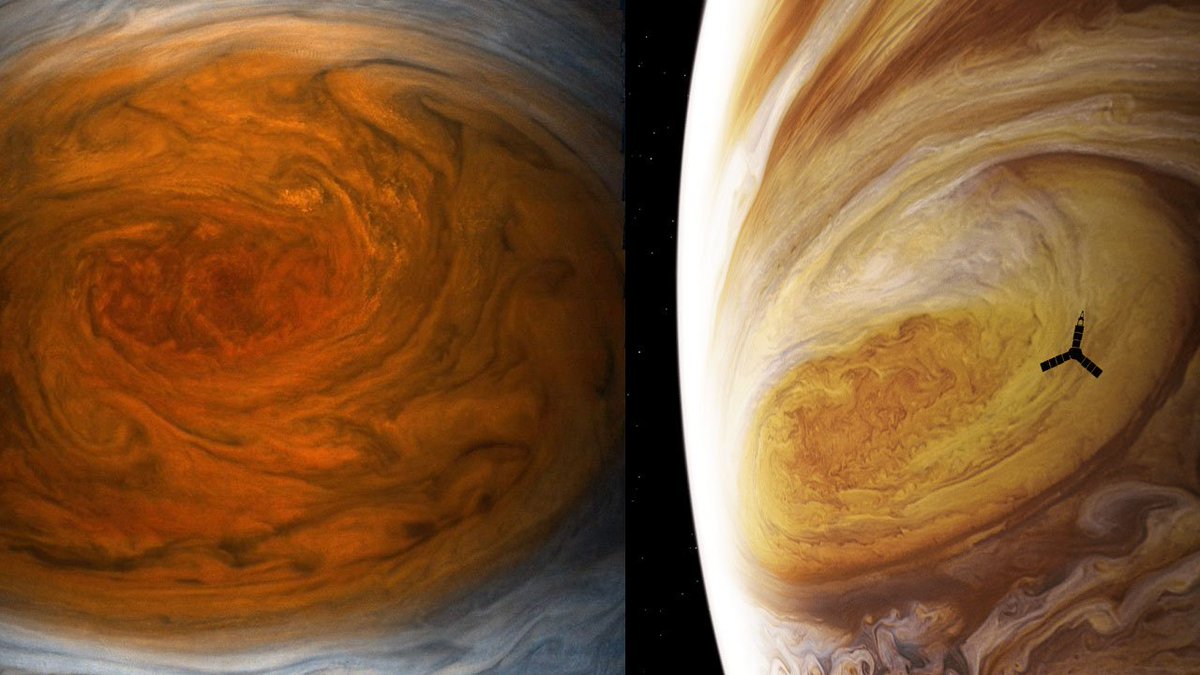 PHOTOS: @NASA releases stunning new images of Jupiter's Giant Red Spot bit.ly/2sRsBdW https://t.co/gxzqfezqRy
