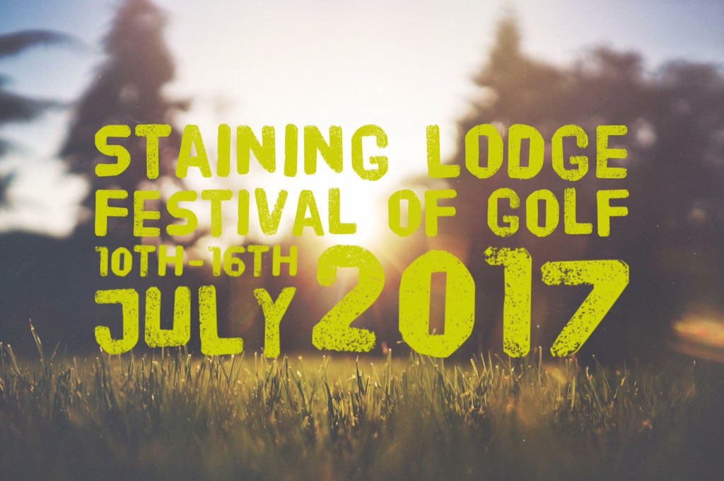 Here all week! Our #festivalofgolf! #golf #golfcourse #staining