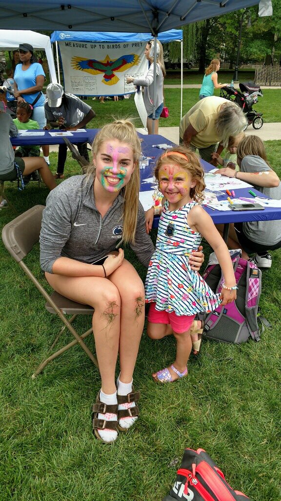 PennStateWHKY's tweet photo. We had a great time visiting Arts Fest today! #WeAre https://t.co/Vt5yyVyseu