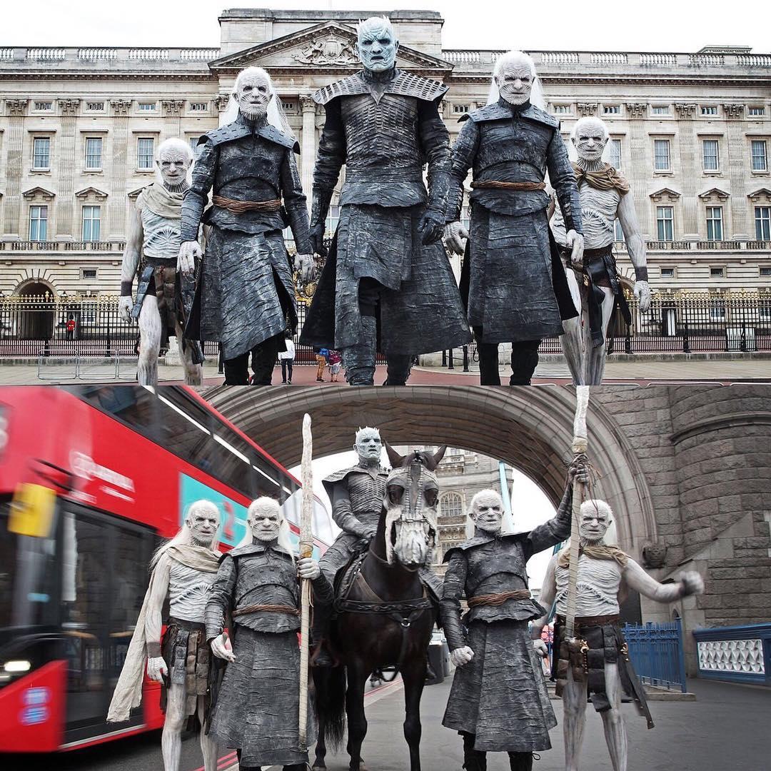 ThronesUpdates's tweet photo. White Walkers in London! ❄ #WinterIsHere https://t.co/xC9m0btGeZ