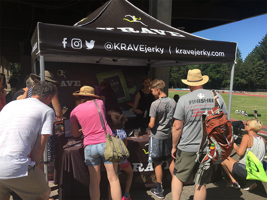 TrackTownUSA's tweet photo. It's not a track meet... without track meat! ๐
Thanks @KraveJerky for supporting the #TTSummerSeries https://t.co/eJTlVyMhaL
