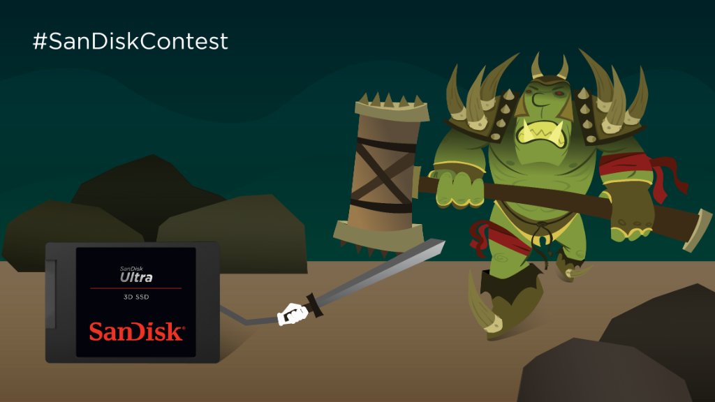 wd_black's tweet image. Every second counts. #SSDs boot applications quicker so you can spend more time beating the boss. #SanDiskContest