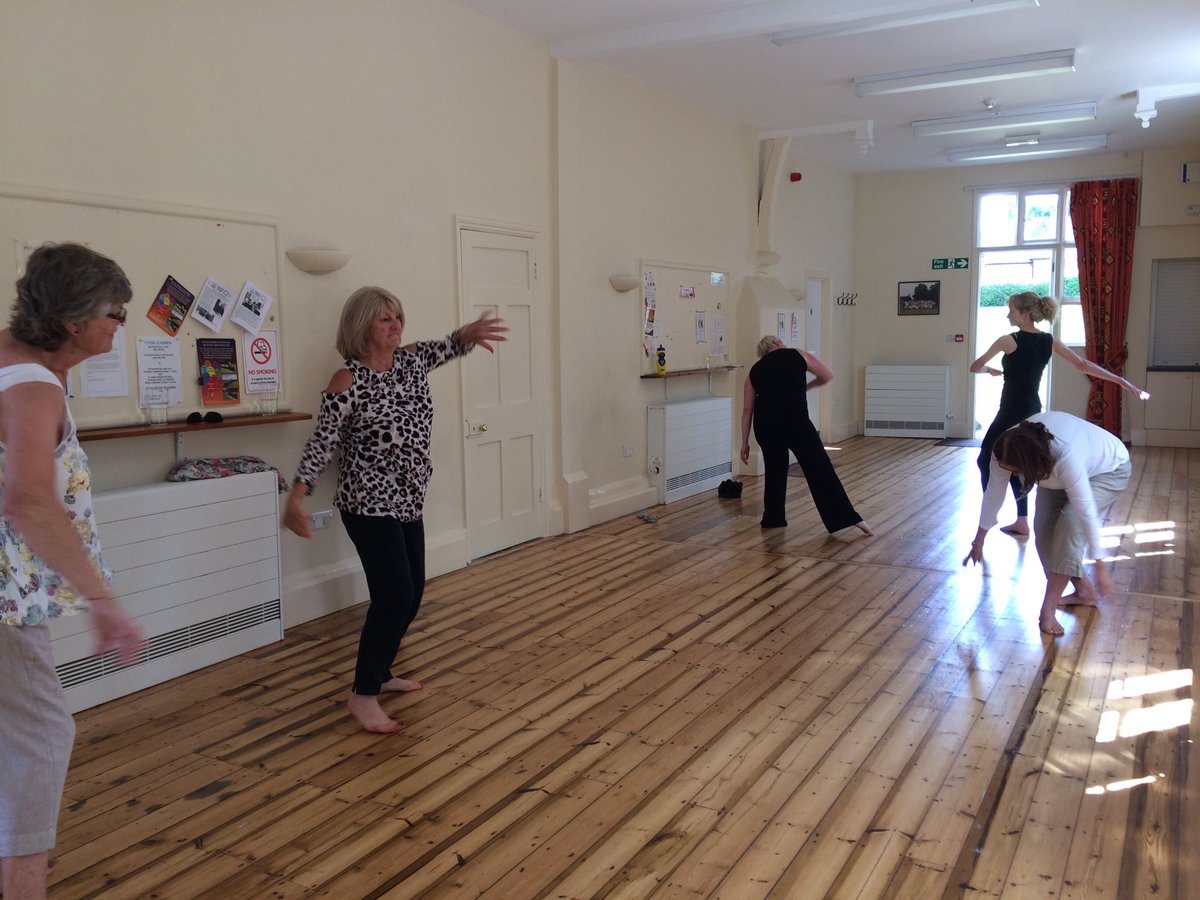 Just loving working with these brilliant ladies in my #over50sdance class. So much energy today! #siodamovementandtheatre @Offchurch