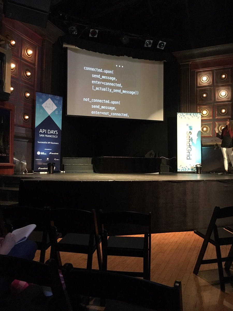 batmany13's tweet image. @_ashfall_ talks about using state machine to help with solving a &quot;forget a pass&quot; prob, ex use of automat, and threat model #successfulapis