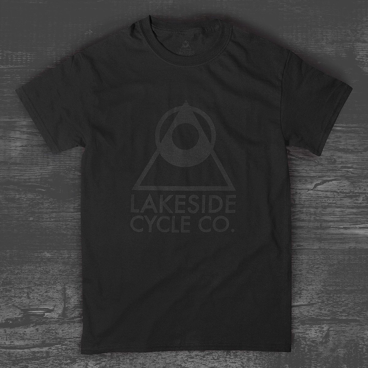 Our new Black &amp; grey Logo Tee has just hit the store! Head over to lakesidecycleco.com Treat yourself, it's Wednesday! #cycling