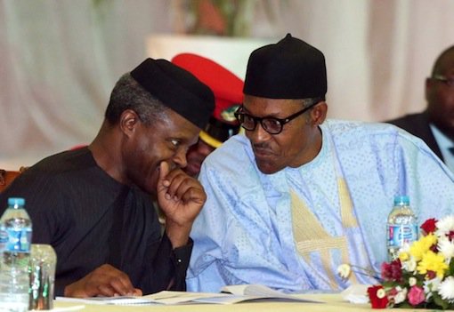 pmnewsnigeria's tweet image. Osibanjo: Buhari is recuperating very fast, he’ll return shortly   dlvr.it/PV8Y0q