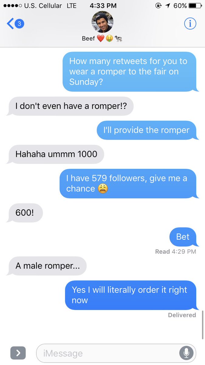 LaurenPraeuner's tweet photo. 600 retweets and @IsaiasSolorio3 will wear a romper to the MCF on Sunday 👅💦 https://t.co/xdZnCKv9bW