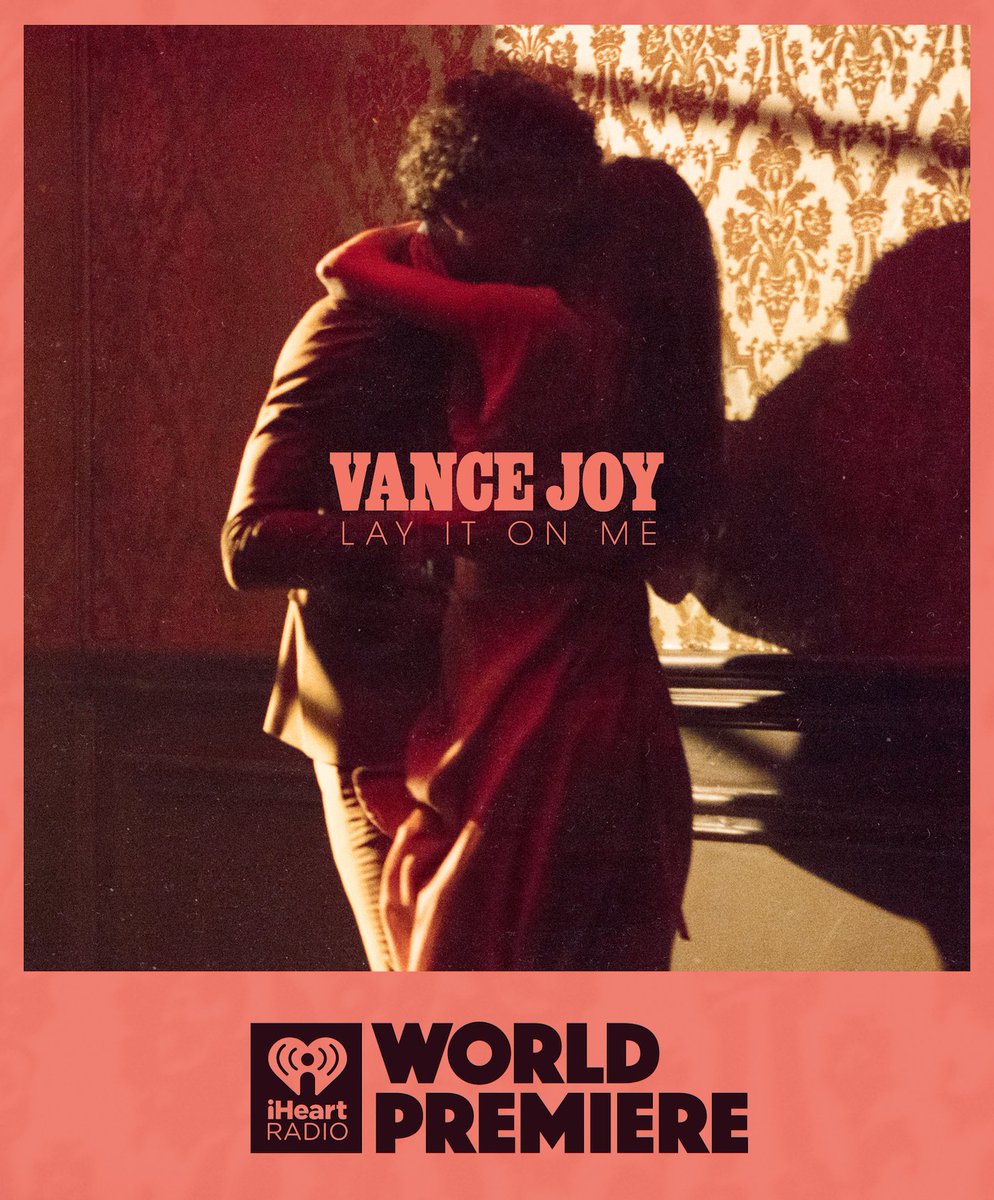 Tune into iHeart Radio to hear the world premiere of my new single Lay It On Me