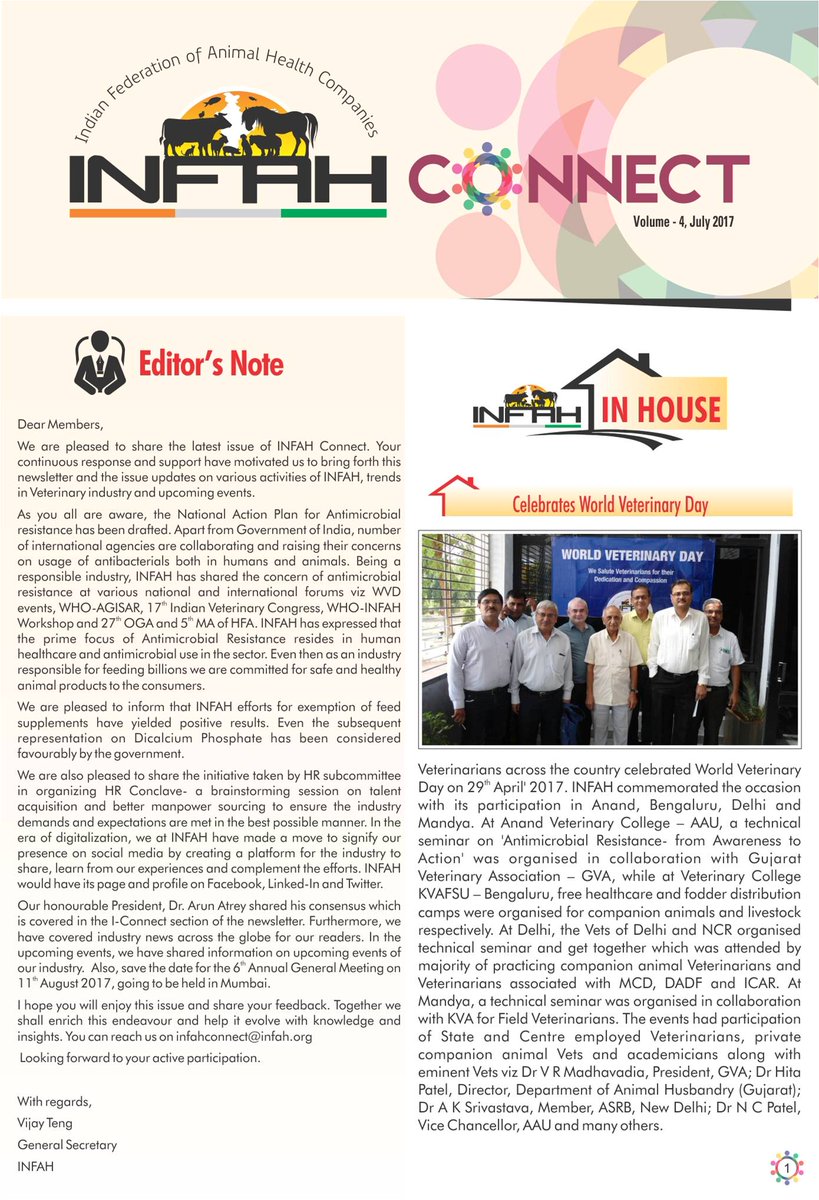 Infah_info's tweet photo. Infah Connect latest issue is now available on Infah website- https://t.co/eLtZGY5Acp. https://t.co/B9xTArYSOd