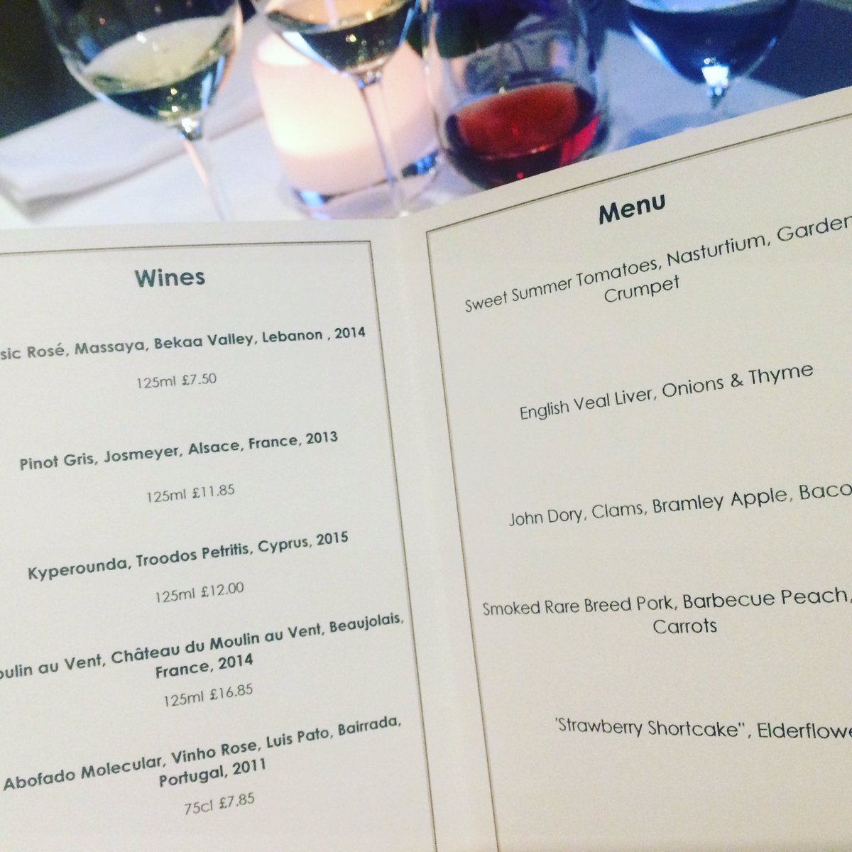 Fantastic dinner tonight courtesy of <a href="/NigelHaworth/">Nigel Haworth</a> - truly delicious. Super wine pairings also! Thanks to the fantastic team <a href="/NorthcoteUK/">Northcote</a>