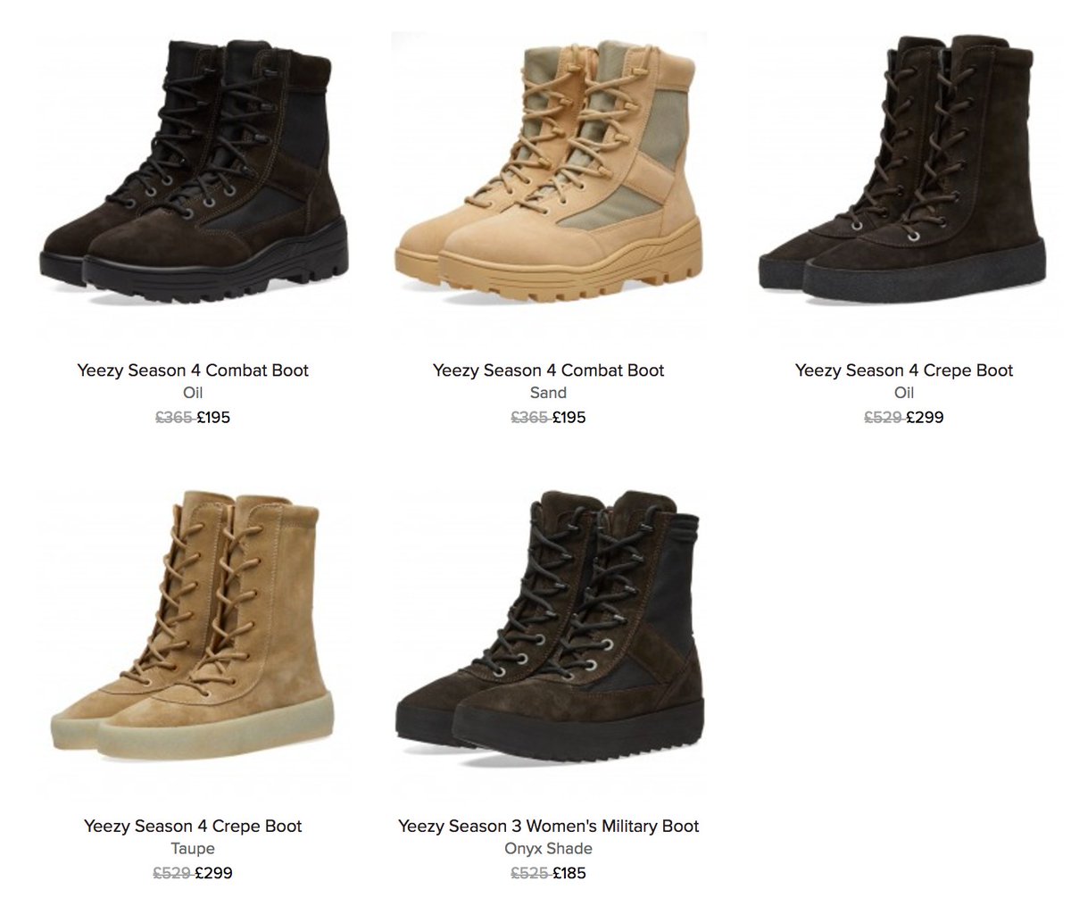 yeezy season 3 womens military boot